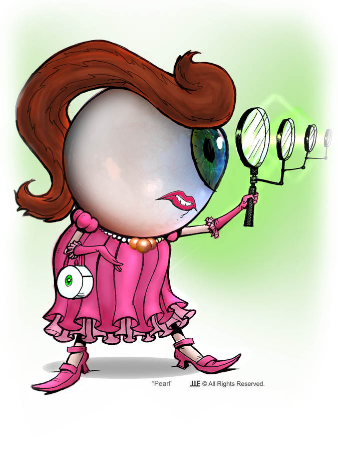 Pearl the Private Eye Ball